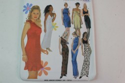 9590 SIMPLICITY JUNIOR TEEN DESIGN YOUR FANCY FORMAL 8 DRESSES PATTERN 3/4-9/10 UNCUT